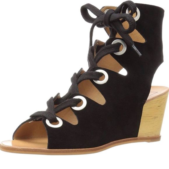 Dolce Vita wooden block wedge heel - Picture 1 of 5